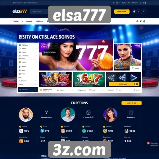 Interface do usuário do site elsa777 e sua usabilidade